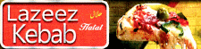 Lazeez Kebab logo