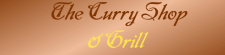 The Curry Shop & Grill logo
