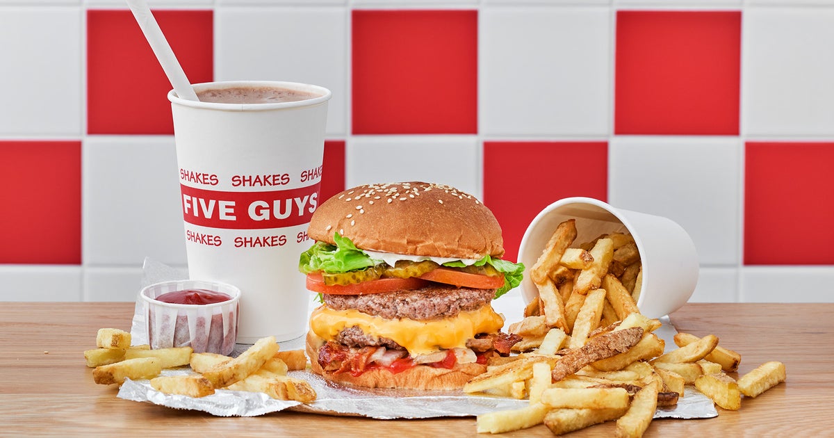 Five Guys - Burger and Fries - Plymouth logo