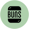 Buns @ The Dukes Head logo