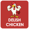 Delish Chicken logo