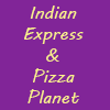 Indian Express & Pizza Planet logo