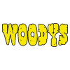 Woodys Burgers Chicken Ribs logo