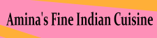 Amina's Fine Indian Cuisine logo