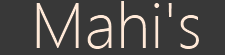 Mahi's logo