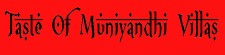Muniyandhi Villas logo